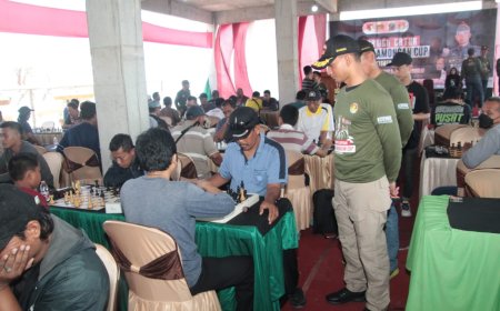 Dandim Lamongan Gelar Kejuaraan Catur Semarak HUT ke-78 TNI