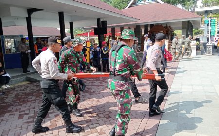 Koramil 0818/33 Bumiaji dan Pemkot Batu Kolaborasi Gelar Latihan Kesiapsiagaan Bencana Alam