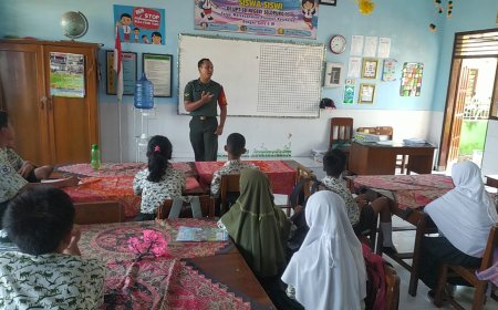 Peduli Generasi Muda, Anggota Pos Selopuro Berikan Pemahaman Bahaya Bulliying