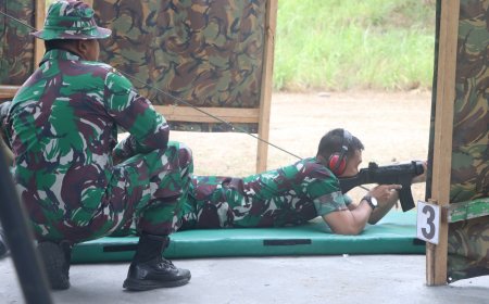 Asah Kemampuan Militer, Kodim Tulungagung Gelar Latihan Menembak Triwulan IV