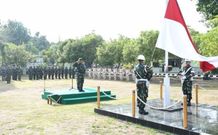 Kodim 0802/Ponorogo Gelar Upacara Bendera 17 November 2023