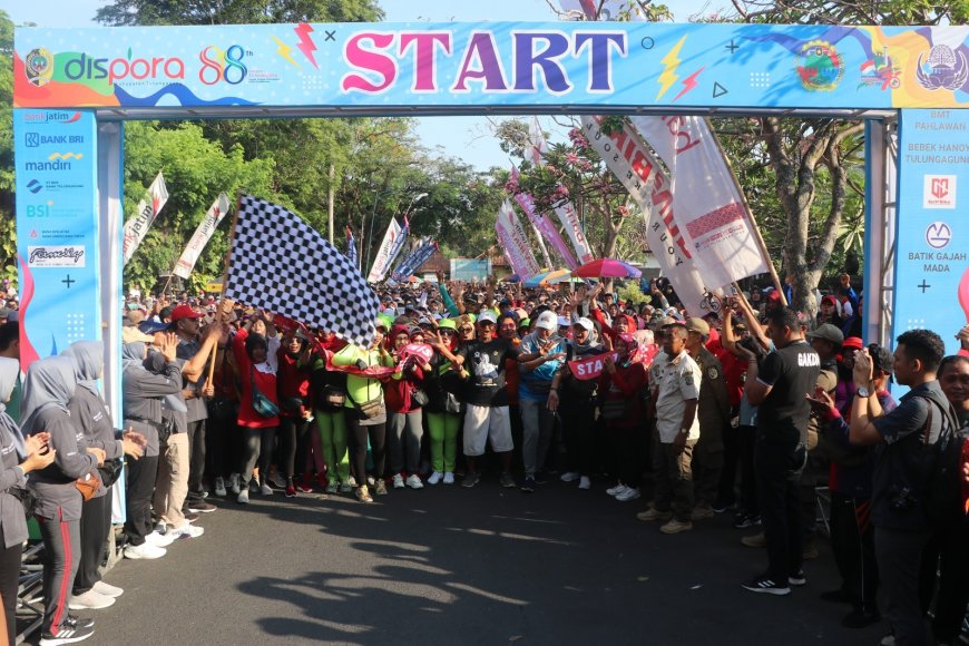 Kasdim Tulungagung Ikut Ramaikan Perayaan Hari Jadi ke-818 Tulungagung 