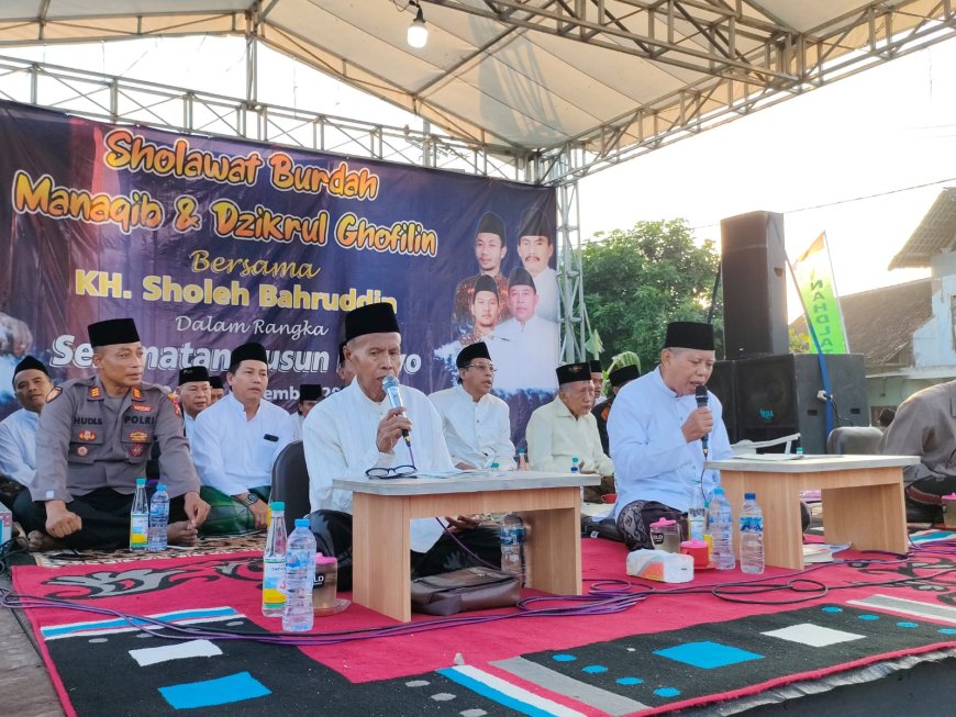 Jalin Silaturahmi, Danramil 0819/21 Purwosari Hadiri Dzikrul Ghofilin di Dusun Purwo