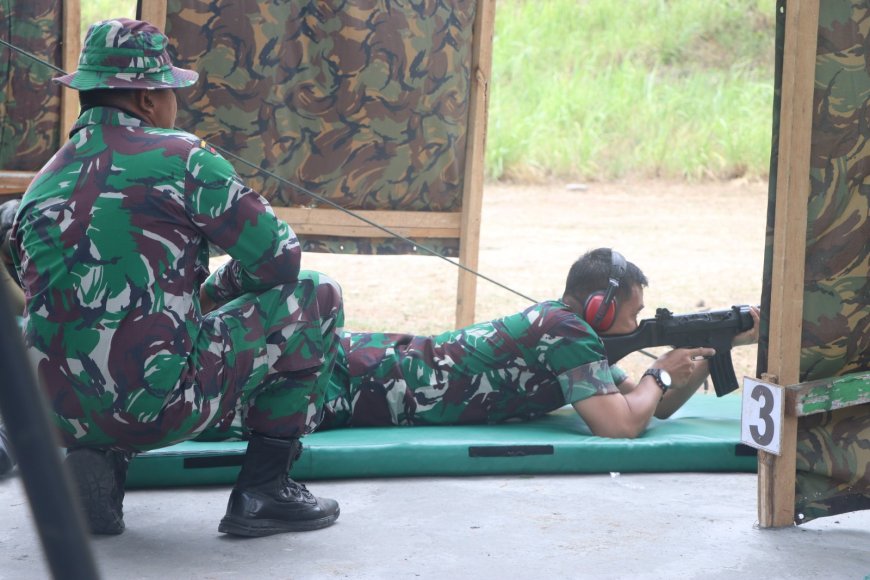 Asah Kemampuan Militer, Kodim Tulungagung Gelar Latihan Menembak Triwulan IV