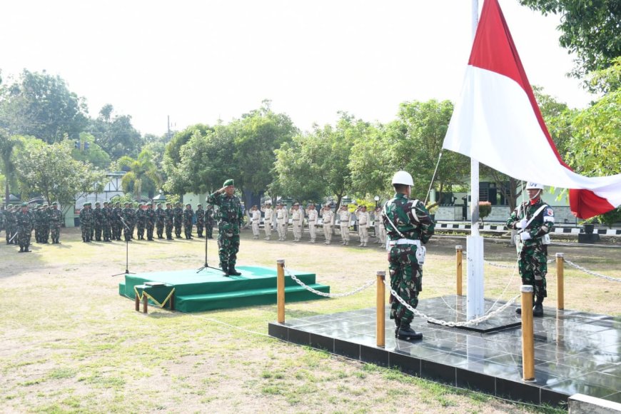 Kodim 0802/Ponorogo Gelar Upacara Bendera 17 November 2023