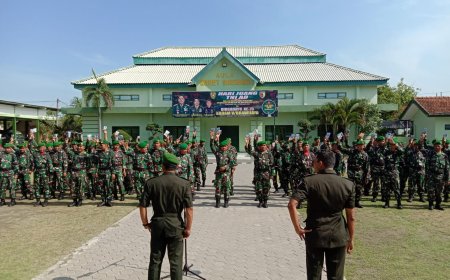 Dandim 0812/Lamongan Perkuat Netralitas TNI Jelang Pemilu 2024
