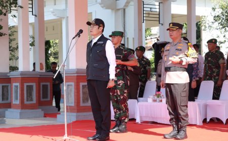 Apel Kesiapan Pengamanan Lilin Semeru 2023: Komitmen Tiga Pilar Kabupaten Lamongan Menjaga Keamanan Akhir Tahun