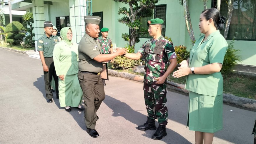 Dandim Lamongan Melepas Personil Pindah Satuan Sebagai Bentuk Penghormatan