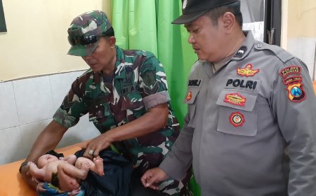 Babinsa di Pasuruan Berhasil Selamatkan Bayi Terbungkus dalam Kantong