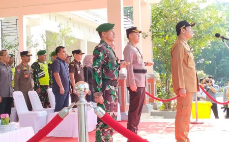 Apel Pergeseran Pasukan: Tiga Pilar Kabupaten Lamongan Siap Amankan Pemilu 2024 Menuju TPS