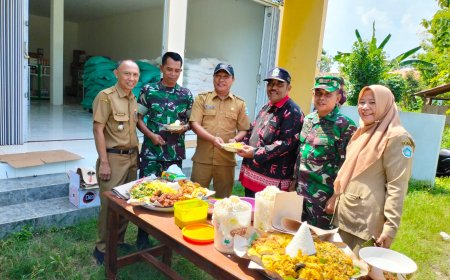 Potong Tumpeng Tanda Awal Program TMMD di Lamongan: Langkah Menuju Pembangunan Pedesaan