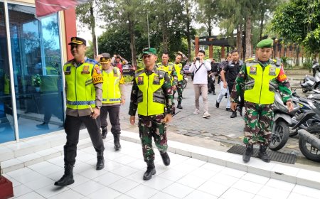 Patroli Dandim 0812 Lamongan Bersama Kapolres di Lapas Kelas IIB 