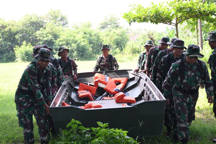 Kodim 0802 Ponorogo Gelar Latihan Penanggulangan Bencana dan Unjuk Rasa untuk Meningkatkan Kesiapan Pasukan