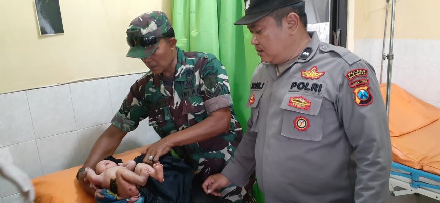 Babinsa di Pasuruan Berhasil Selamatkan Bayi Terbungkus dalam Kantong