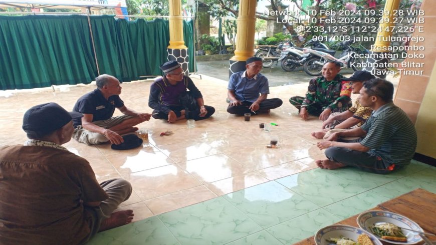 Babinsa Koramil Doko Gelar Kegiatan Komsos Demi Terjaganya Hubungan Baik dengan Warga Masyarakat