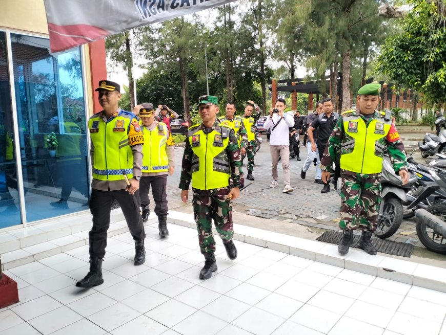 Patroli Dandim 0812 Lamongan Bersama Kapolres di Lapas Kelas IIB 