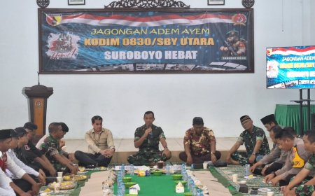 Jelang Ramadan, Dandim Surabaya Utara Sebarkan 'Virus' Toleransi Antar Umat Beragama