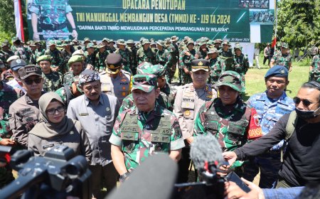 TMMD ke-119 Ditutup dengan Sukses, Pangdam V Brawijaya Minta Hasil Program Dirawat