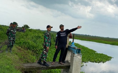 Dandim 0812 Lamongan dan DKPP Cek Sumber Air untuk Program Pompanisasi