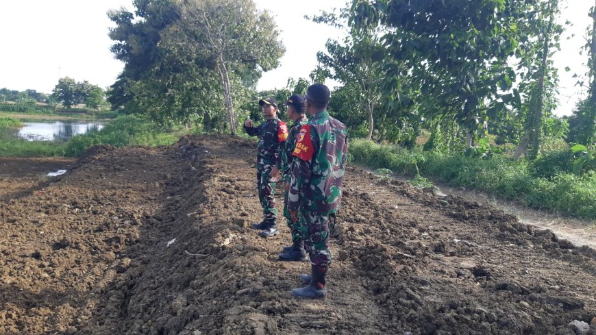 Dari Pembuangan Sampah Jadi Lahan Pertanian : Inovasi Satgas TMMD 119 Kodim Lamongan