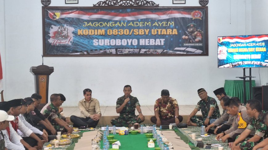 Jelang Ramadan, Dandim Surabaya Utara Sebarkan 'Virus' Toleransi Antar Umat Beragama