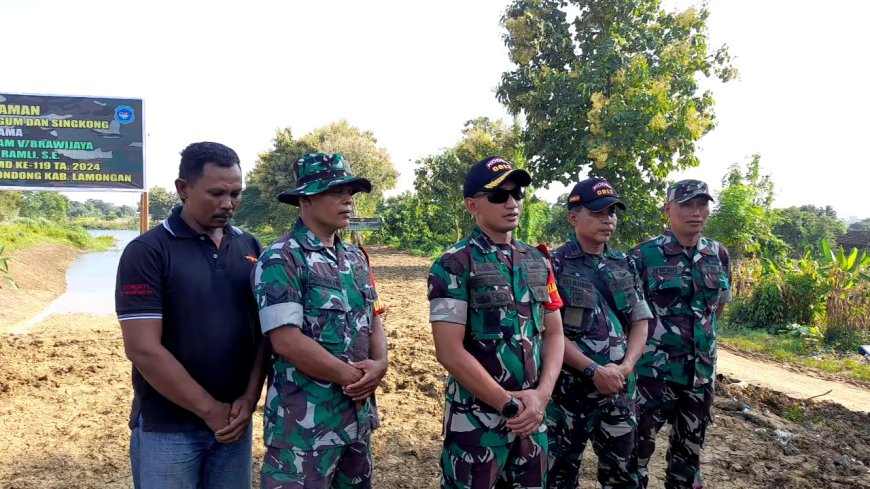 Darma Bakti TMMD Membawa Percepatan Pembangunan di Wilayah Lamongan