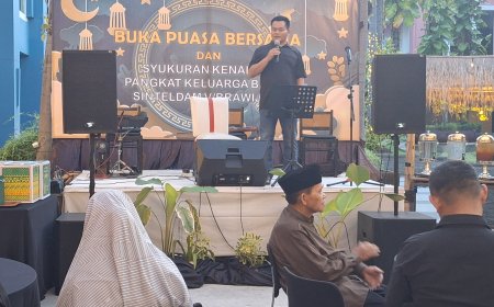 Sinteldam V Brawijaya Gelar Acara Buka Puasa dan Syukuran Kenaikan Pangkat