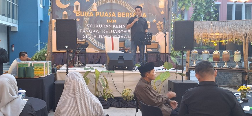 Sinteldam V Brawijaya Gelar Acara Buka Puasa dan Syukuran Kenaikan Pangkat