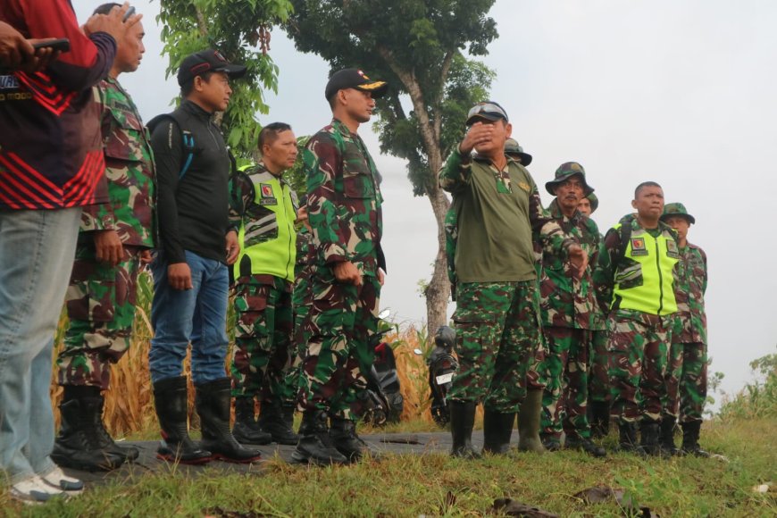 Menjelang Panen Raya, Dandim 0812 Lamongan Lakukan Pengecekan Lahan Jagung