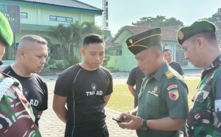 Berantas Judi Online, Dandim Lamongan Perintahkan Periksa HP Prajurit