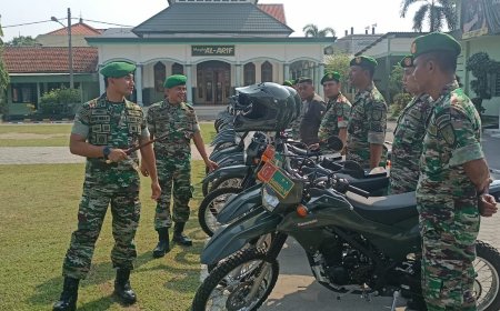 Babinsa Dapat Kendaraan Baru untuk Bantu Masyarakat, Dandim 0812 Lamongan Beri Motivasi