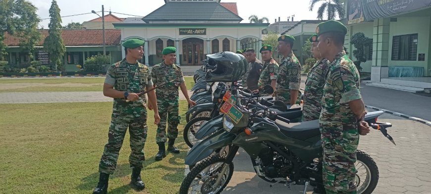 Babinsa Dapat Kendaraan Baru untuk Bantu Masyarakat, Dandim 0812 Lamongan Beri Motivasi