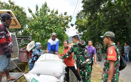 Dandim Ponorogo Blusukan ke Sawah, Pastikan Harga Gabah Tak Merugikan Petani