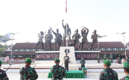 Dandim 0808 Blitar: Upacara 17-an Wujud Disiplin dan Dedikasi Prajurit